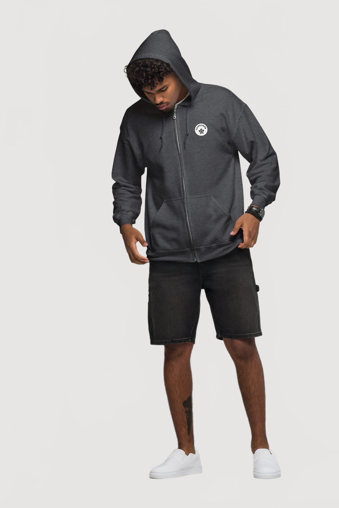 Unisex Heavy Blend Zip Hoodie - Famesnob
