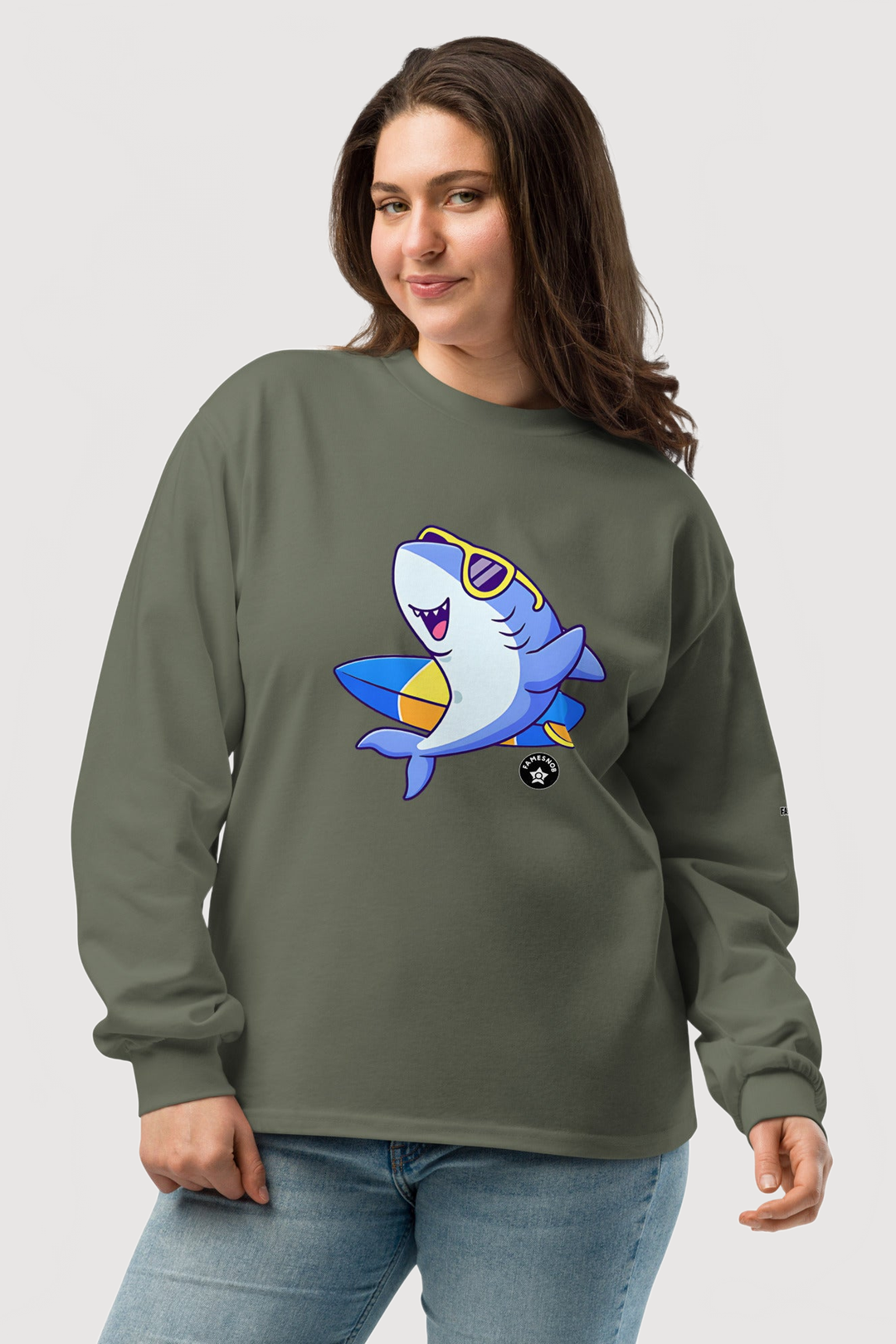 Unisex Heavyweight Long Sleeve Shirt - Famesnob