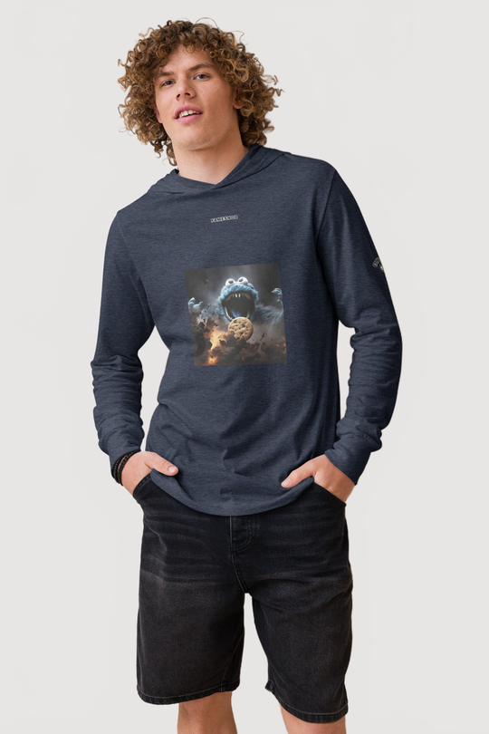 Unisex Hooded Long-Sleeve T-shirt | Bella Canvas - Famesnob
