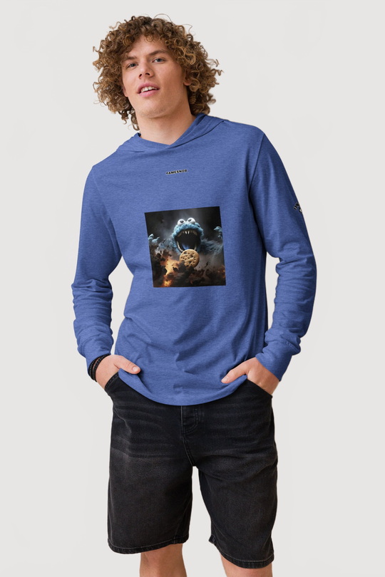 Unisex Hooded Long-Sleeve T-shirt | Bella Canvas - Famesnob