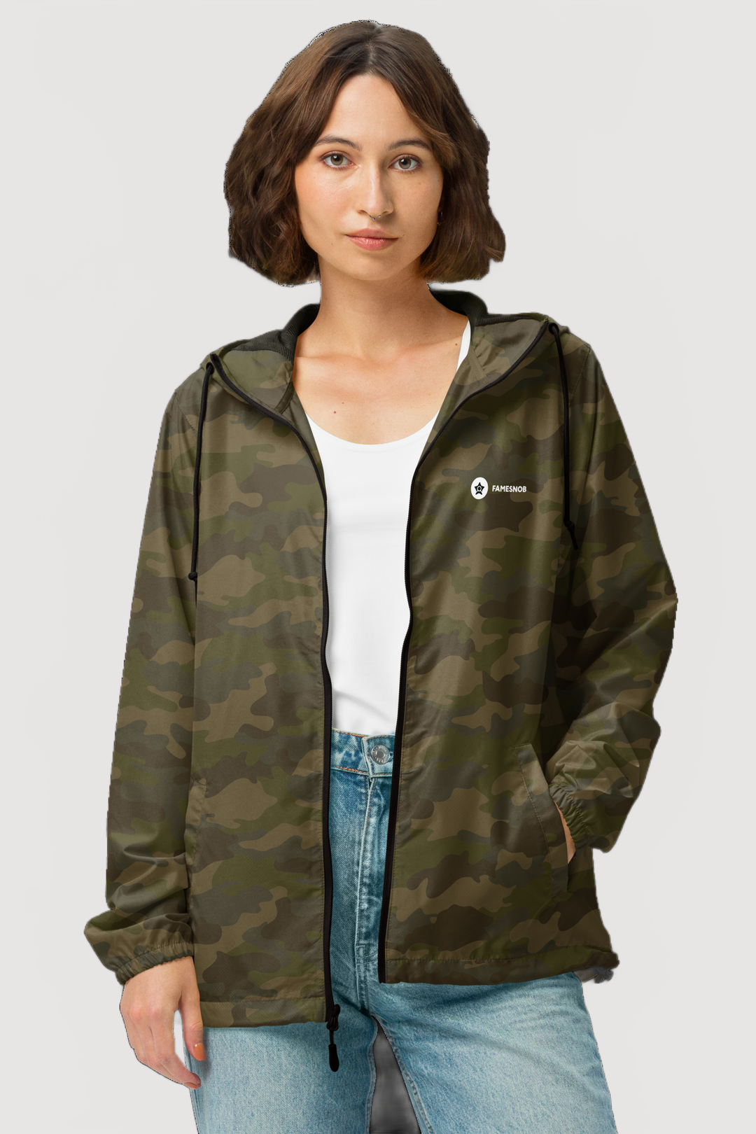 Unisex Lightweight Zip Up Windbreaker | Independent Trading - Famesnob