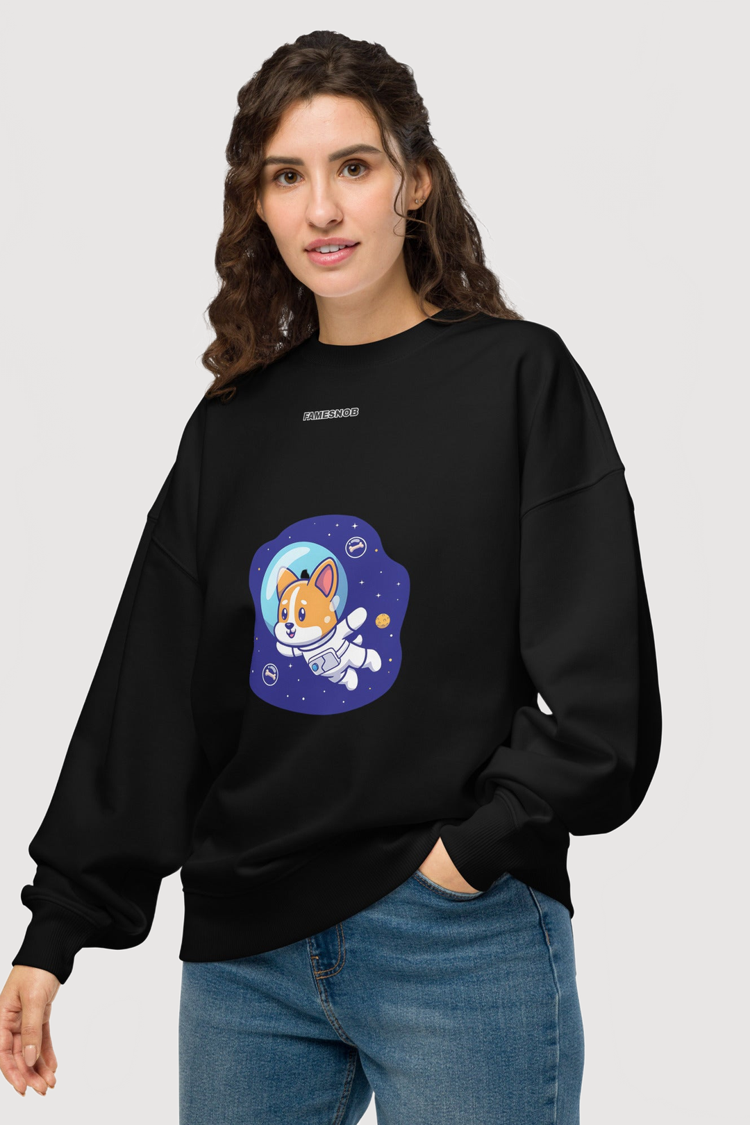Unisex Organic Oversized Sweatshirt | Stanley/Stella - Famesnob