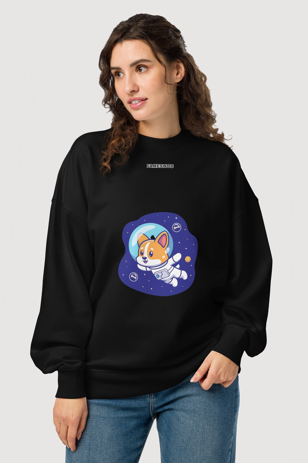 Unisex Organic Oversized Sweatshirt | Stanley/Stella - Famesnob
