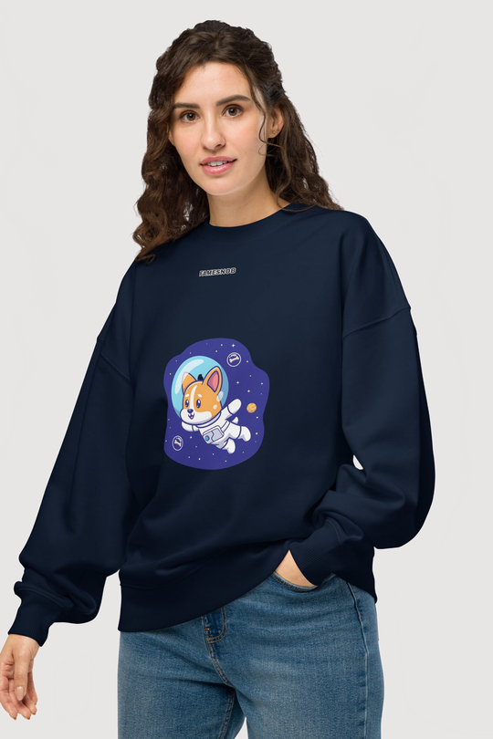 Unisex Organic Oversized Sweatshirt | Stanley/Stella - Famesnob