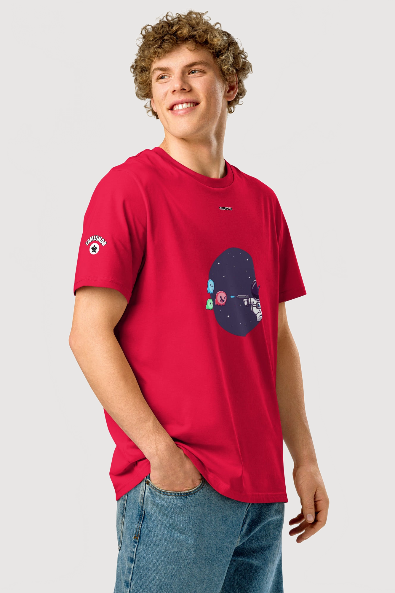 Unisex Organic Ribbed Neck T-shirt | Stanley/Stella - Famesnob