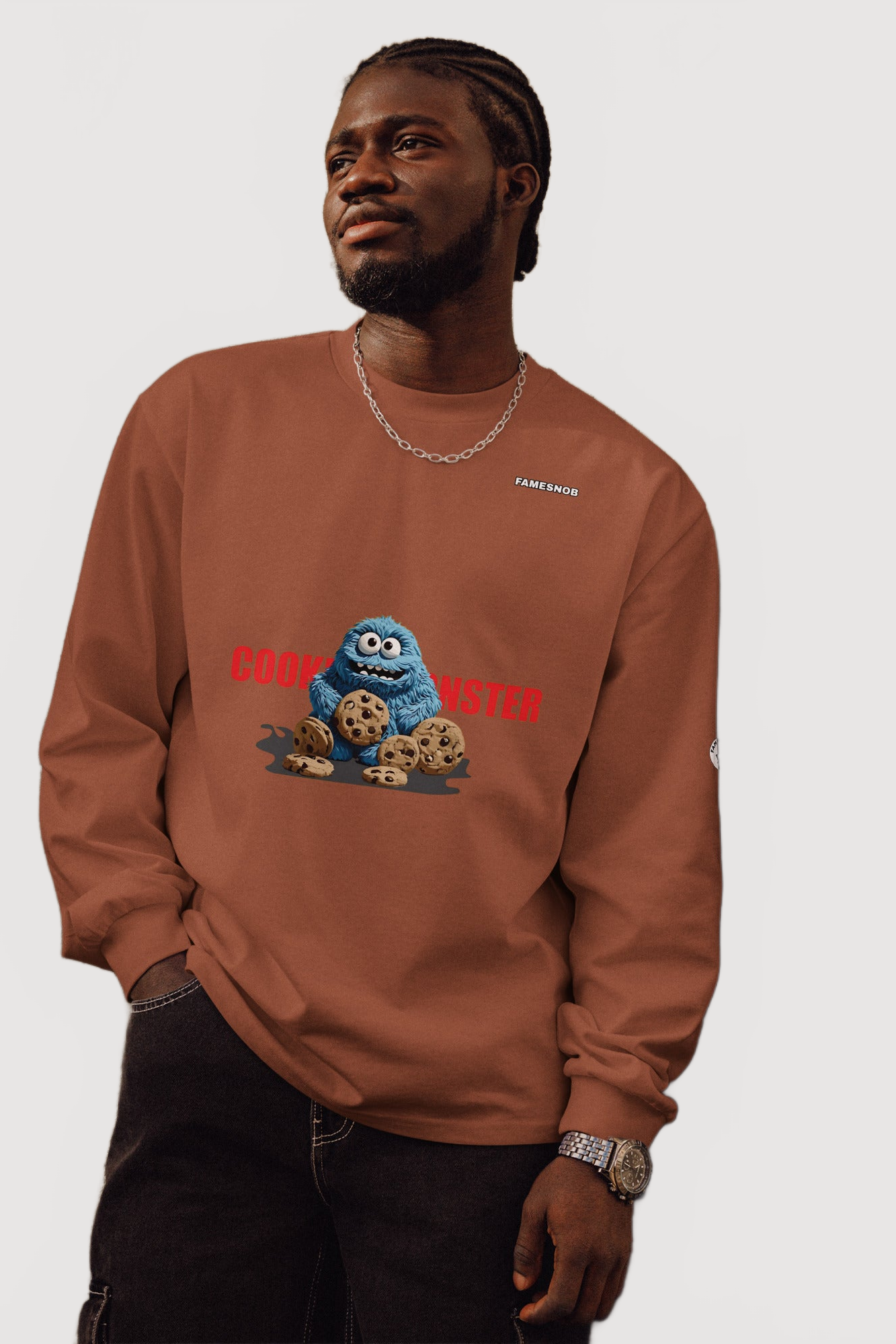 Unisex Premium Heavyweight Long Sleeve Shirt | AS Colour - Famesnob