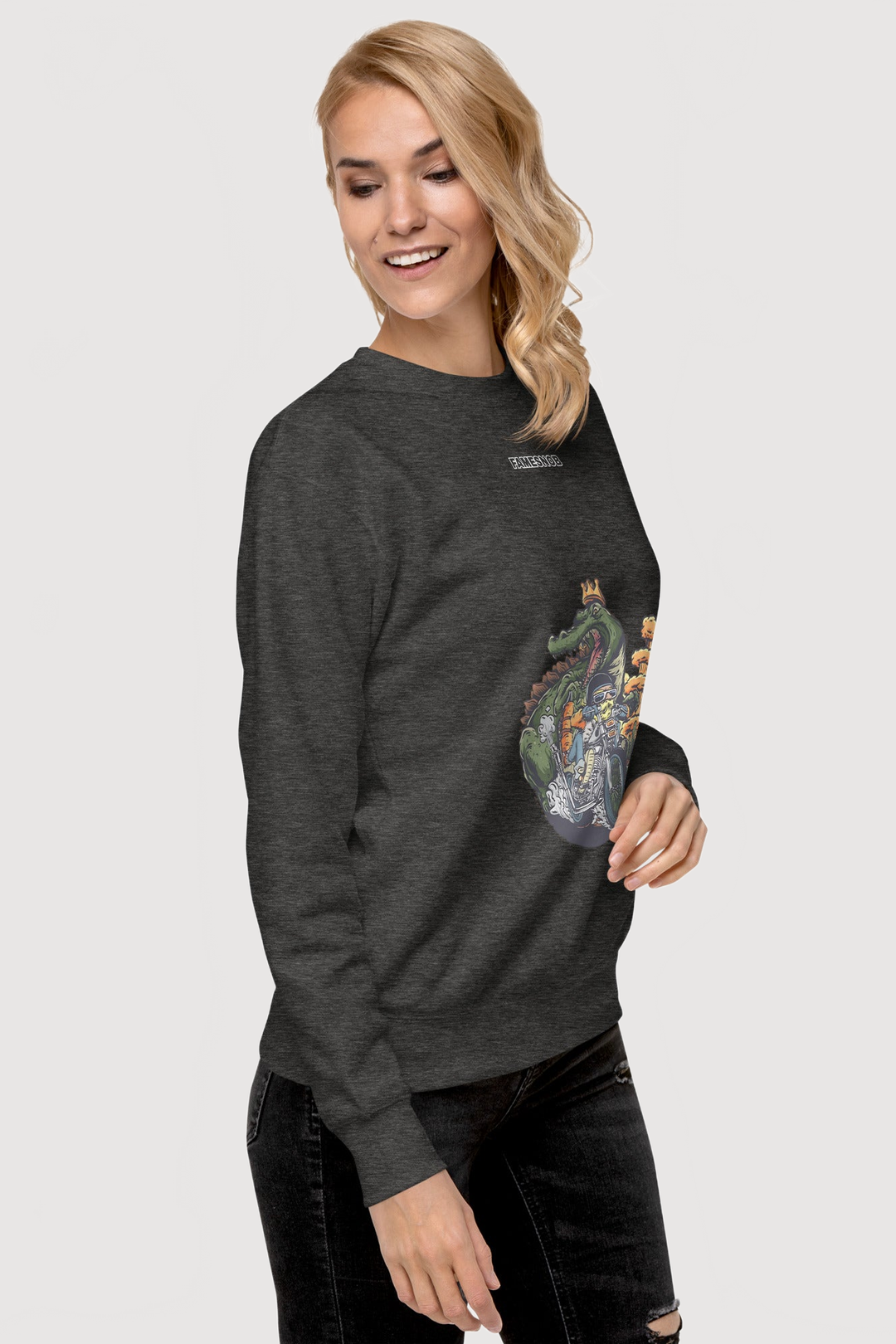 Unisex Premium Sweatshirt | Cotton Heritage - Famesnob