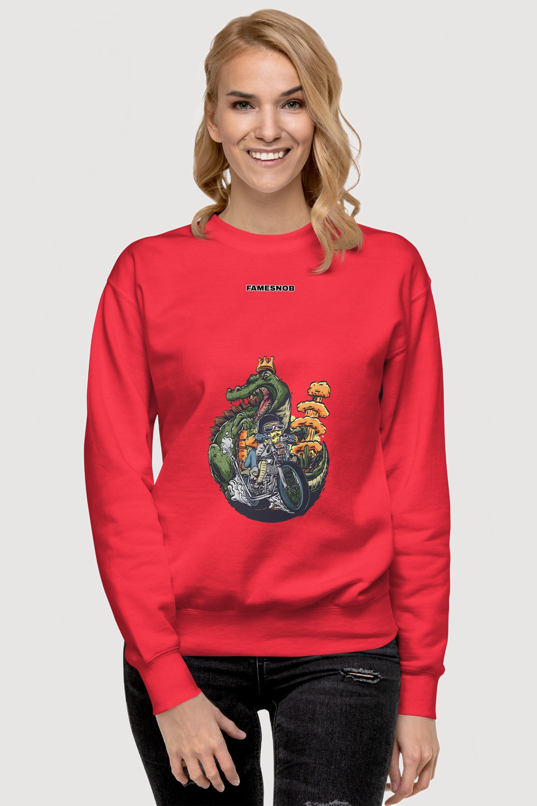 Unisex Premium Sweatshirt | Cotton Heritage - Famesnob