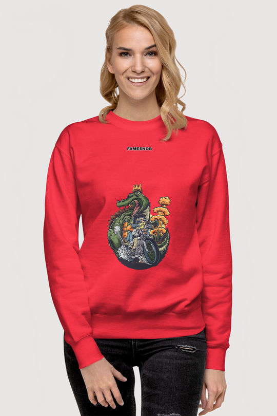Unisex Premium Sweatshirt | Cotton Heritage - Famesnob