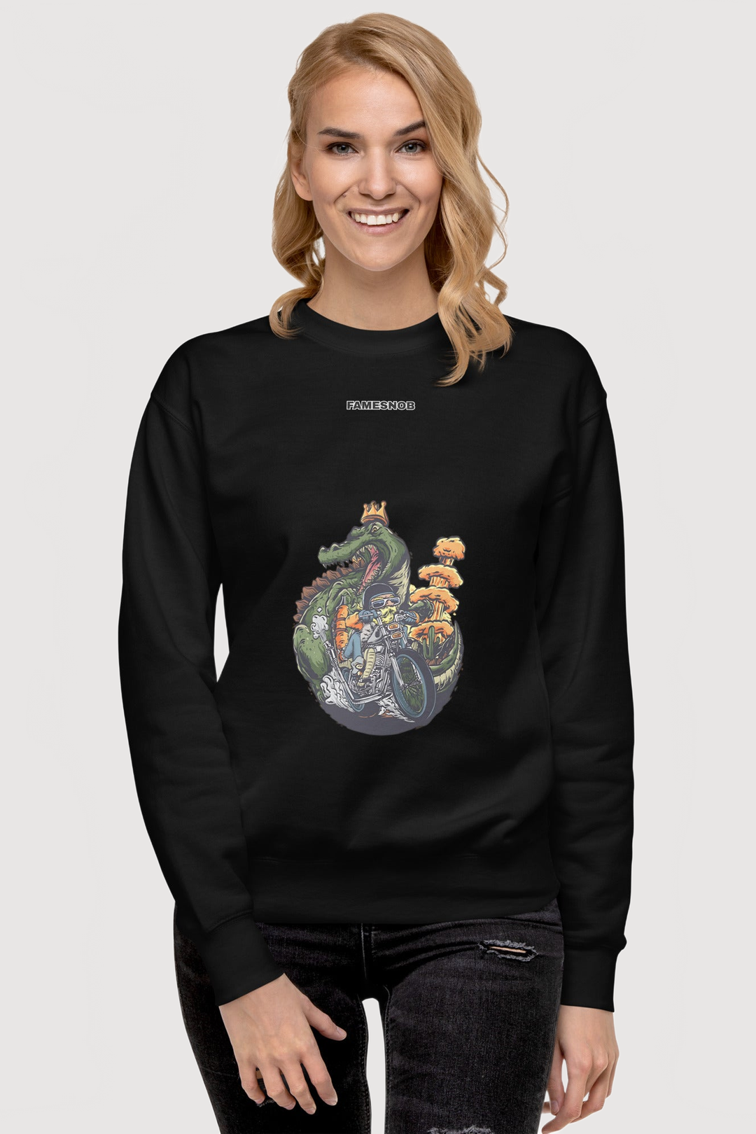 Unisex Premium Sweatshirt | Cotton Heritage - Famesnob