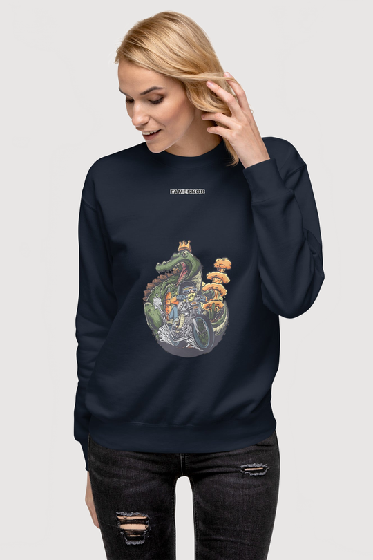 Unisex Premium Sweatshirt | Cotton Heritage - Famesnob