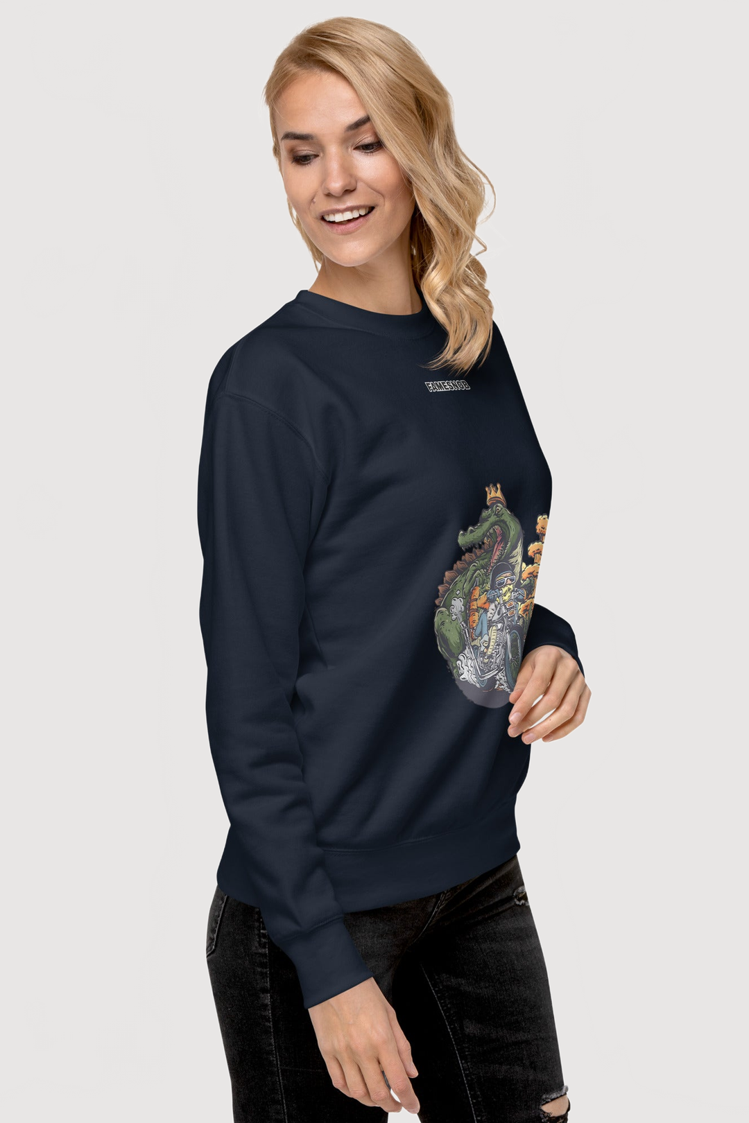Unisex Premium Sweatshirt | Cotton Heritage - Famesnob