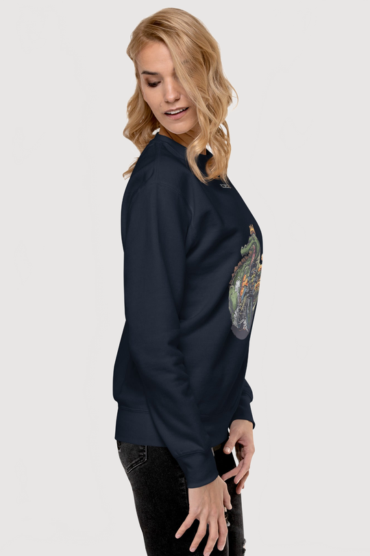 Unisex Premium Sweatshirt | Cotton Heritage - Famesnob