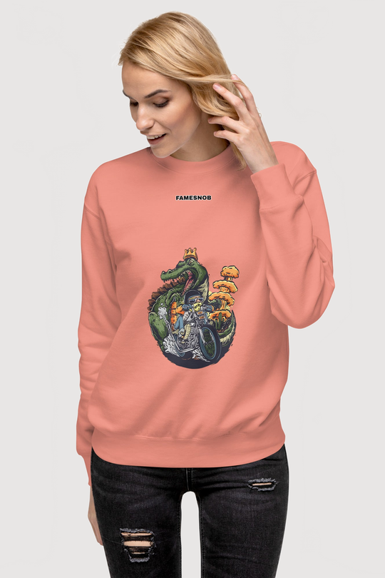 Unisex Premium Sweatshirt | Cotton Heritage - Famesnob