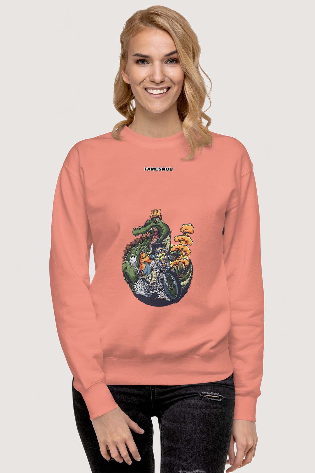 Unisex Premium Sweatshirt | Cotton Heritage - Famesnob
