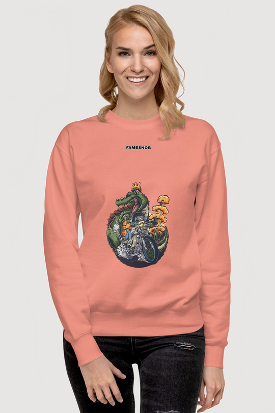 Unisex Premium Sweatshirt | Cotton Heritage - Famesnob