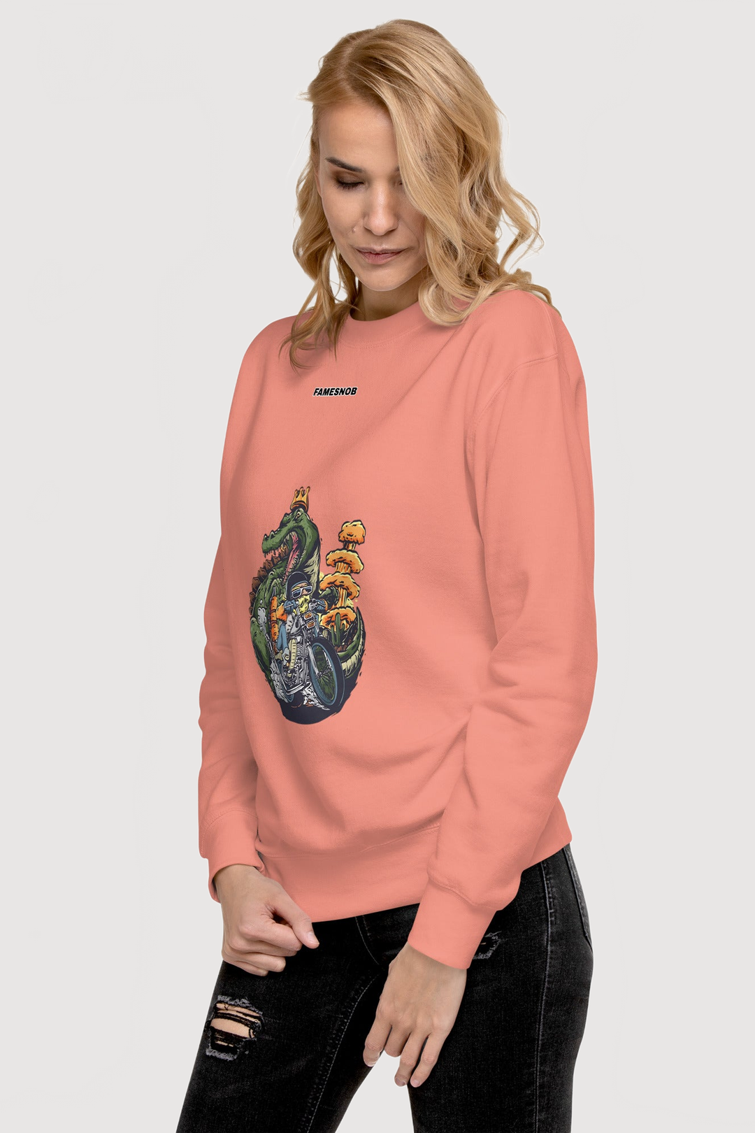 Unisex Premium Sweatshirt | Cotton Heritage - Famesnob