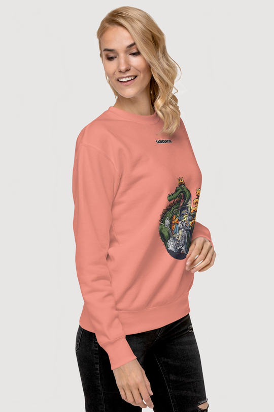 Unisex Premium Sweatshirt | Cotton Heritage - Famesnob