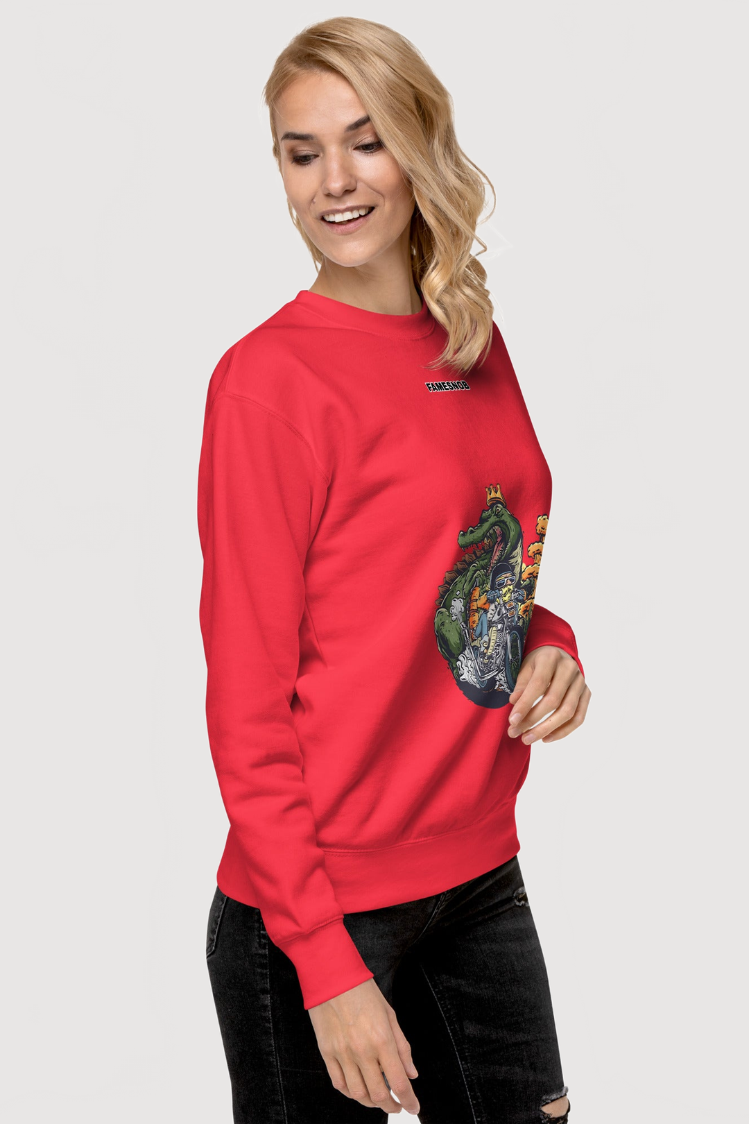 Unisex Premium Sweatshirt | Cotton Heritage - Famesnob