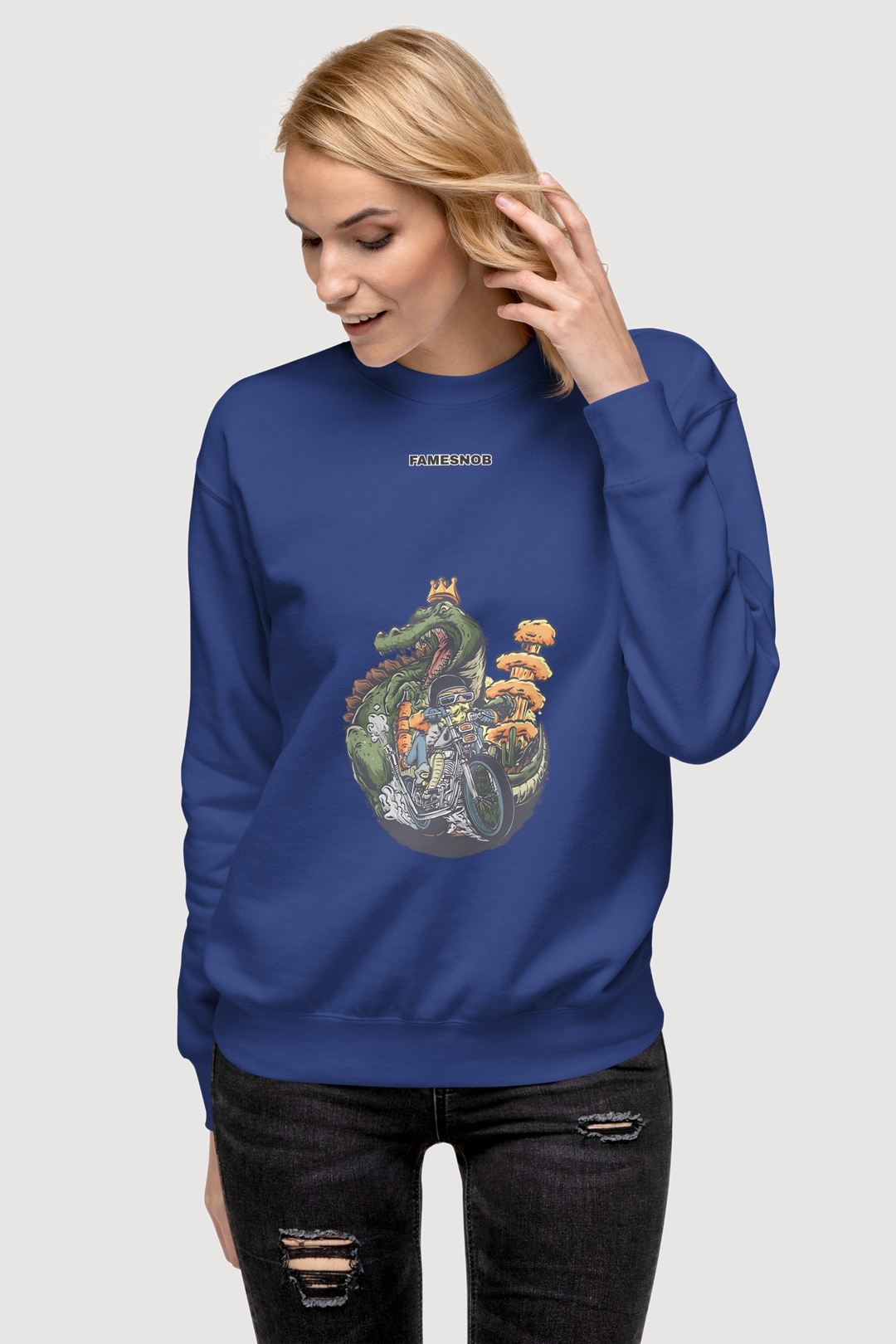 Unisex Premium Sweatshirt | Cotton Heritage - Famesnob