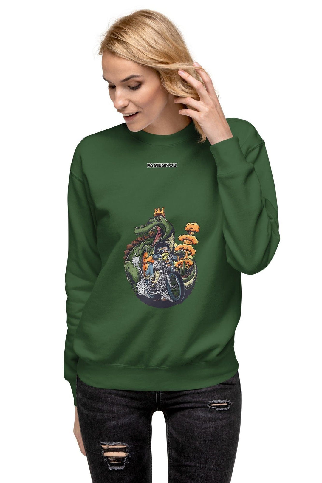 Unisex Premium Sweatshirt | Cotton Heritage - Famesnob