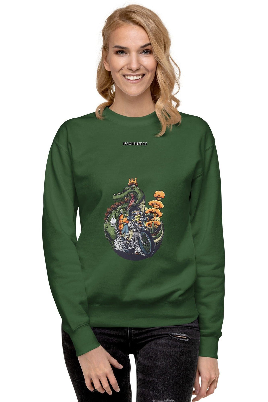 Unisex Premium Sweatshirt | Cotton Heritage - Famesnob