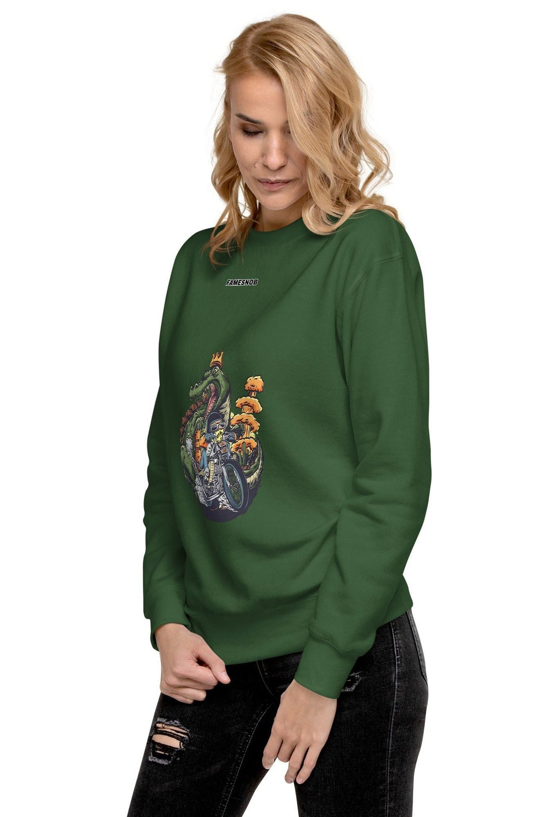 Unisex Premium Sweatshirt | Cotton Heritage - Famesnob
