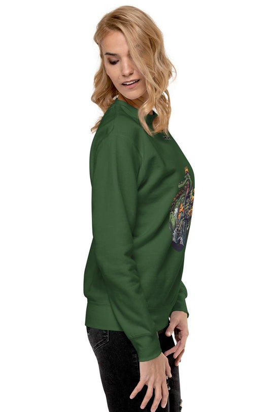 Unisex Premium Sweatshirt | Cotton Heritage - Famesnob