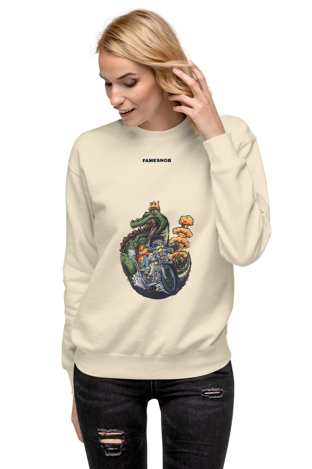 Unisex Premium Sweatshirt | Cotton Heritage - Famesnob