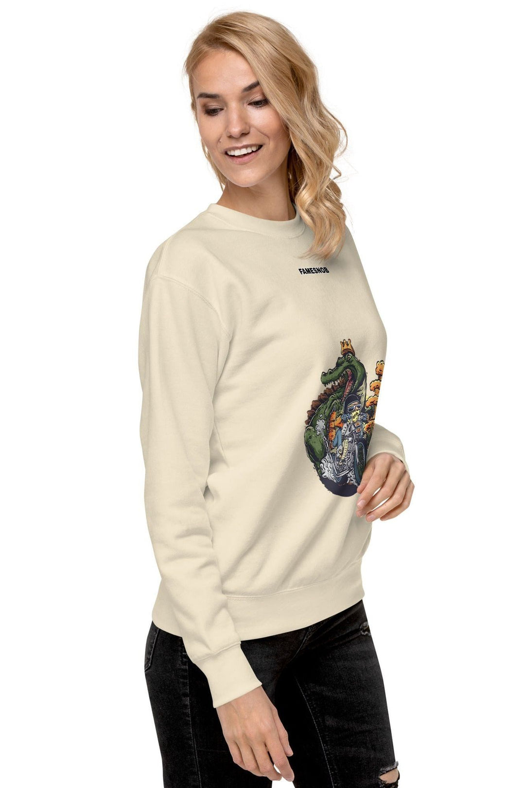 Unisex Premium Sweatshirt | Cotton Heritage - Famesnob