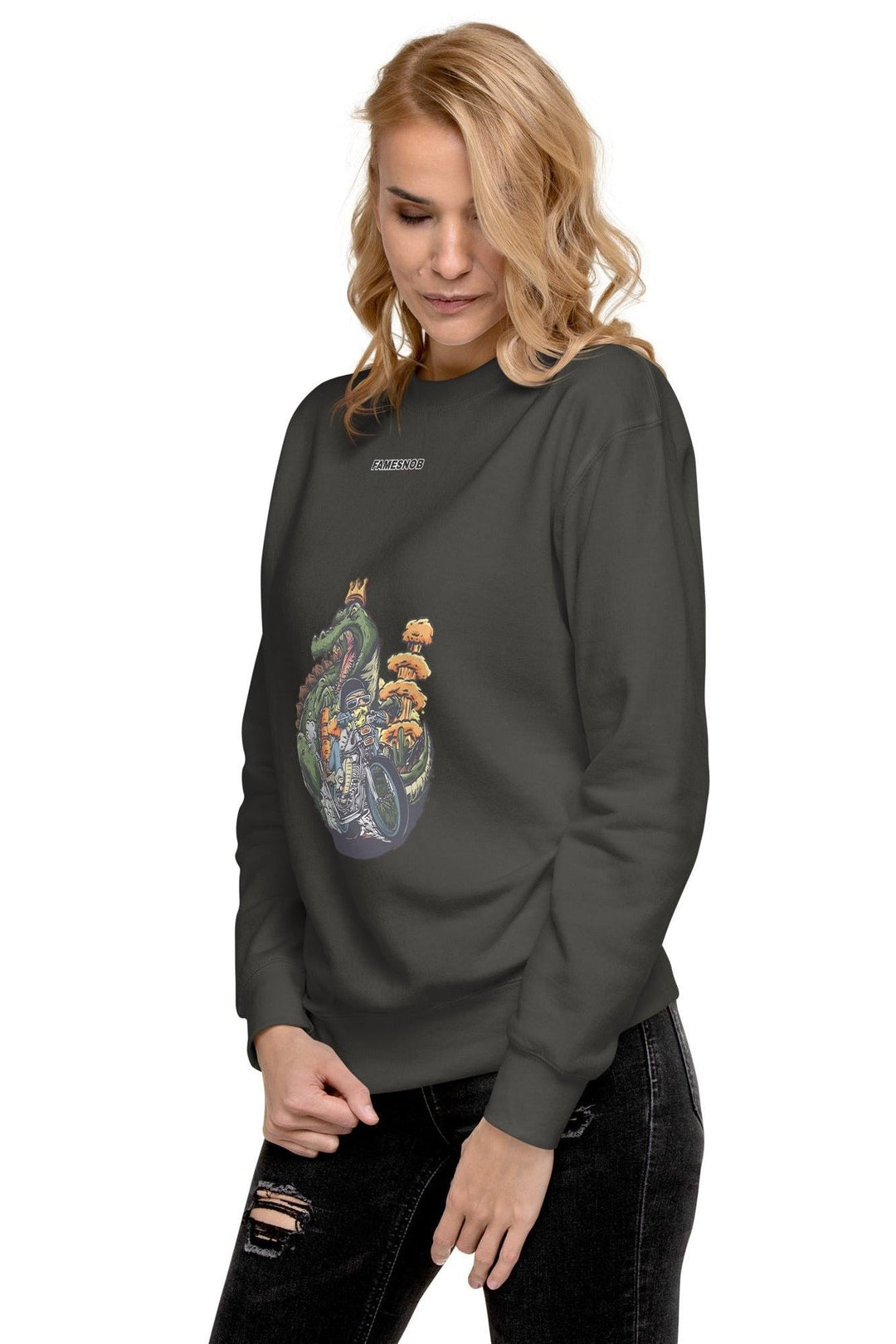 Unisex Premium Sweatshirt | Cotton Heritage - Famesnob