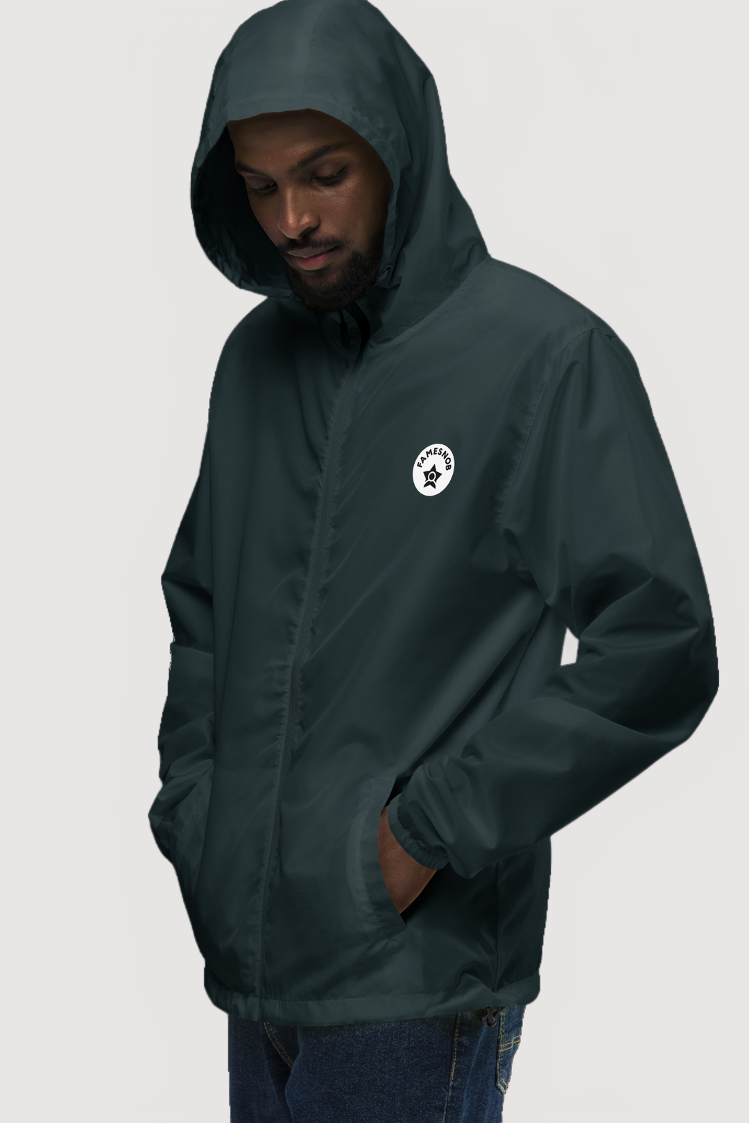 Unisex Zip Up Windbreaker - Famesnob