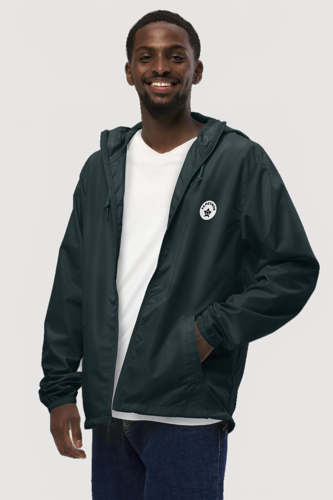 Unisex Zip Up Windbreaker - Famesnob