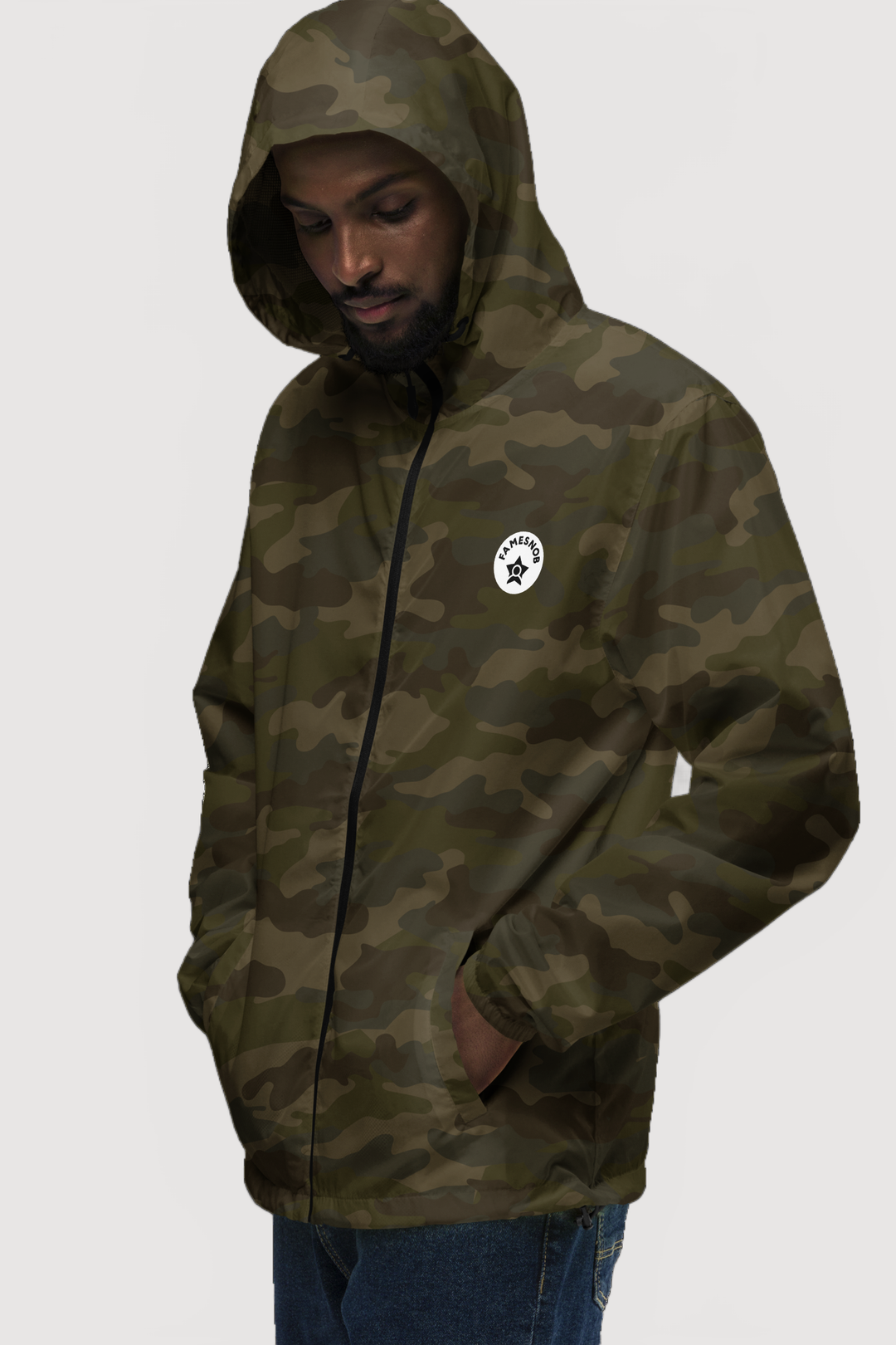 Unisex Zip Up Windbreaker - Famesnob