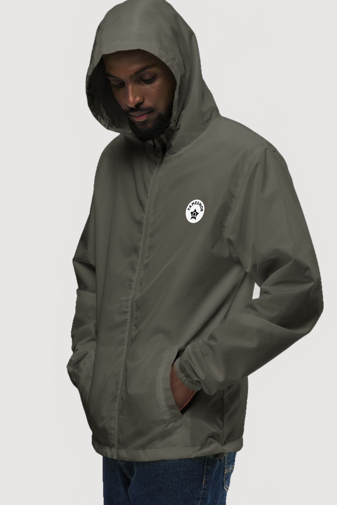 Unisex Zip Up Windbreaker - Famesnob