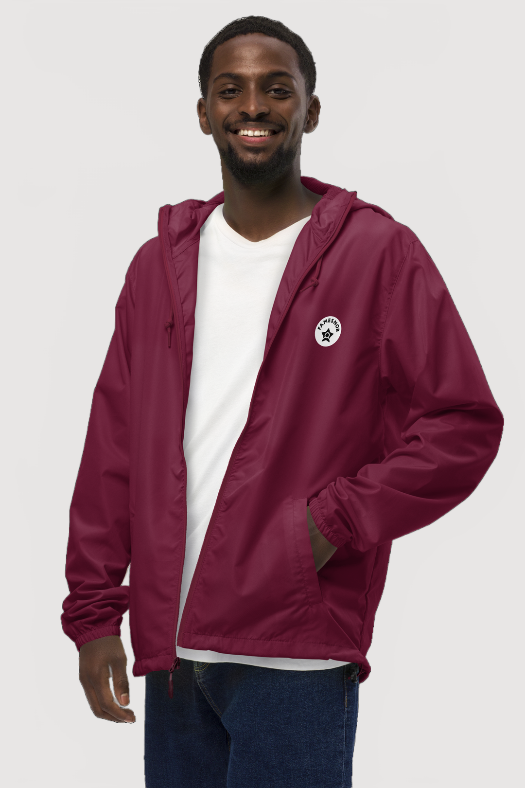 Unisex Zip Up Windbreaker - Famesnob