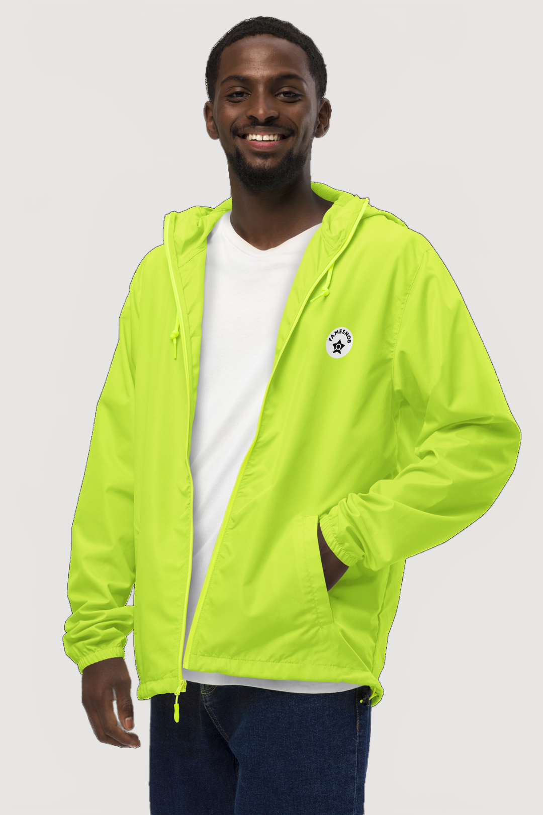 Unisex Zip Up Windbreaker - Famesnob