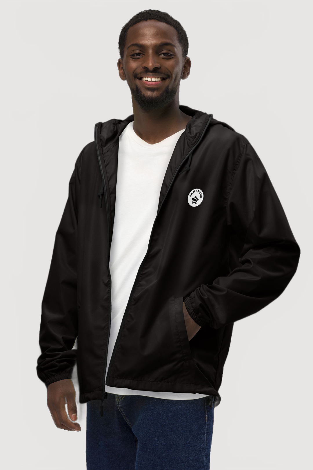 Unisex Zip Up Windbreaker - Famesnob
