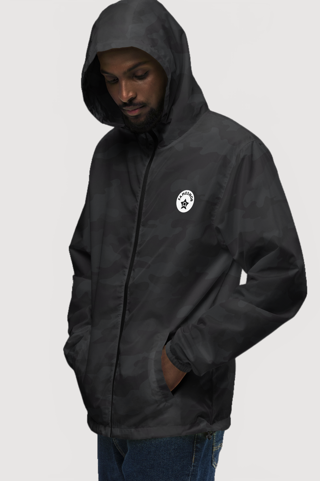 Unisex Zip Up Windbreaker - Famesnob