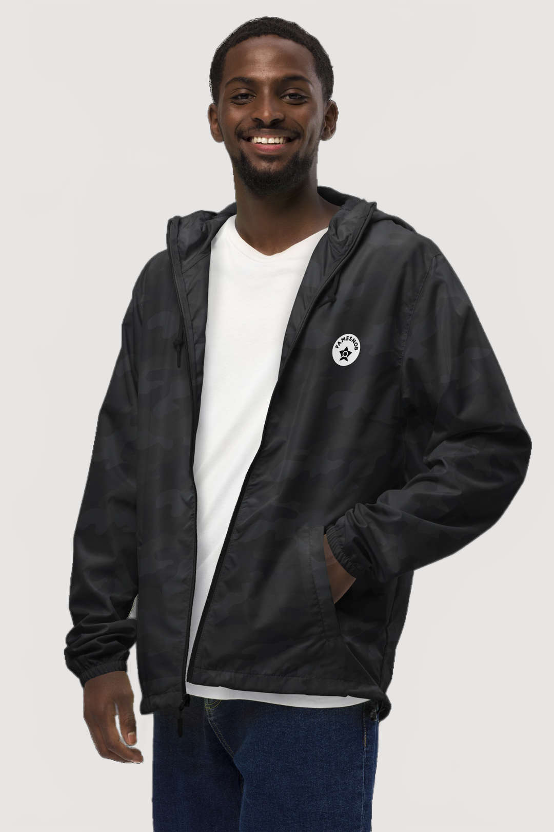 Unisex Zip Up Windbreaker - Famesnob