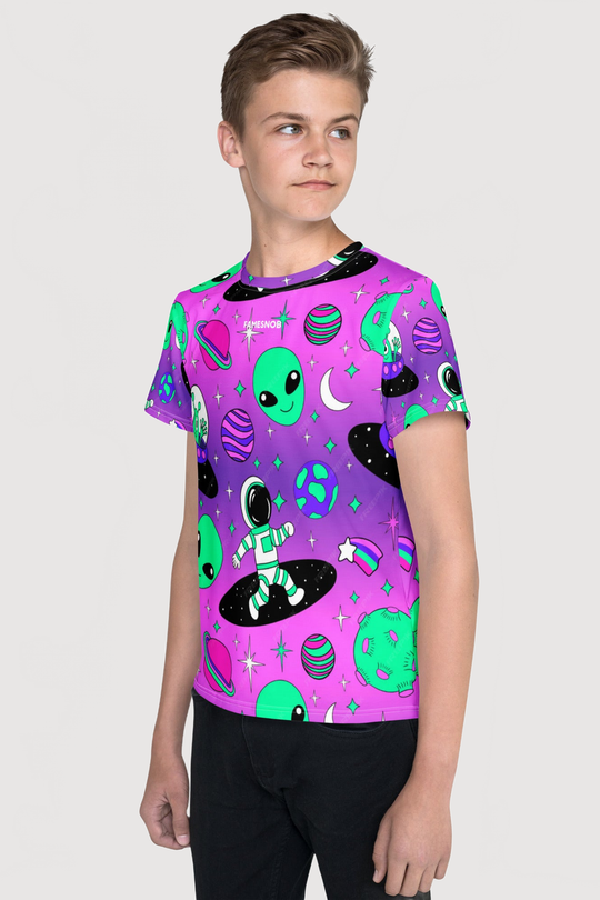 Youth Crew Neck T-shirt - Famesnob