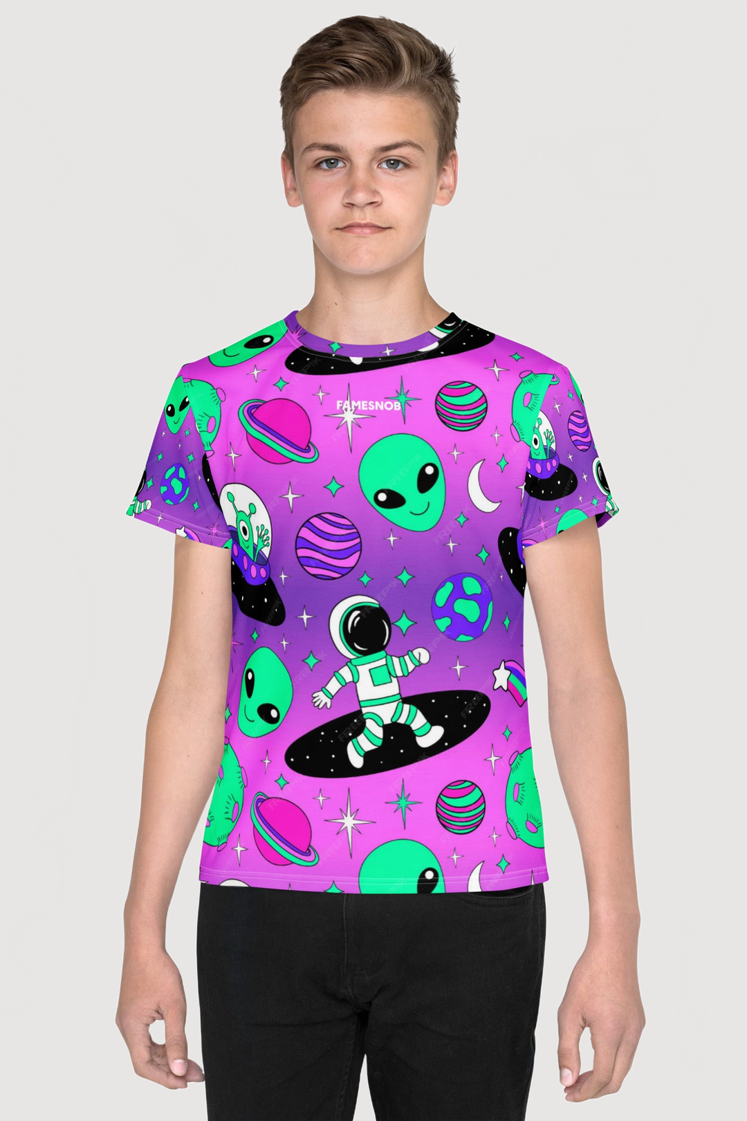 Youth Crew Neck T-shirt - Famesnob