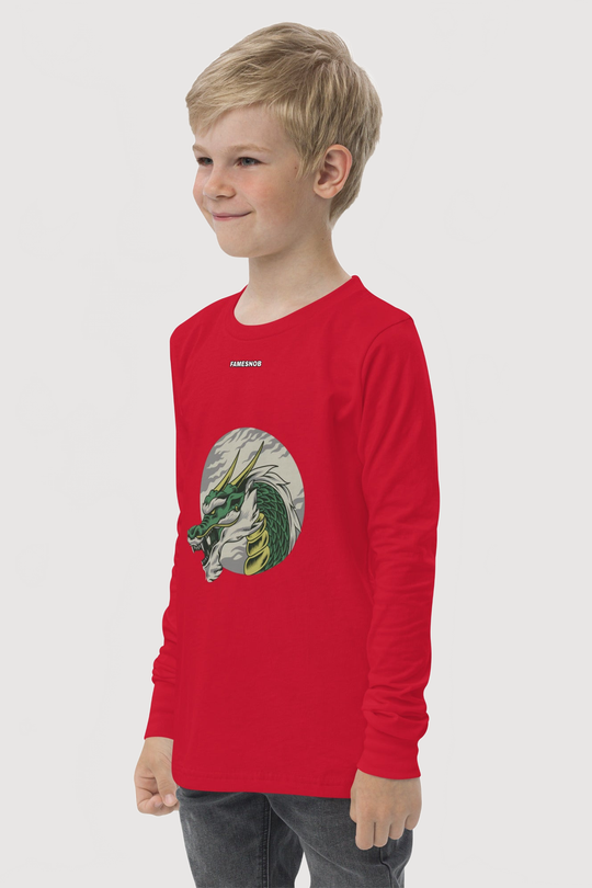 Youth Long Sleeve T-shirts | Bella + Canvas - Famesnob