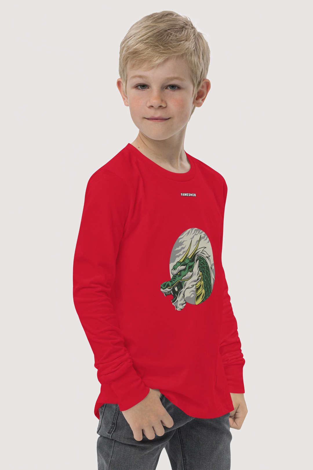 Youth Long Sleeve T-shirts | Bella + Canvas - Famesnob