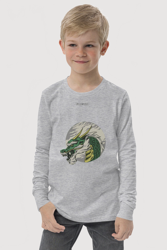 Youth Long Sleeve T-shirts | Bella + Canvas - Famesnob