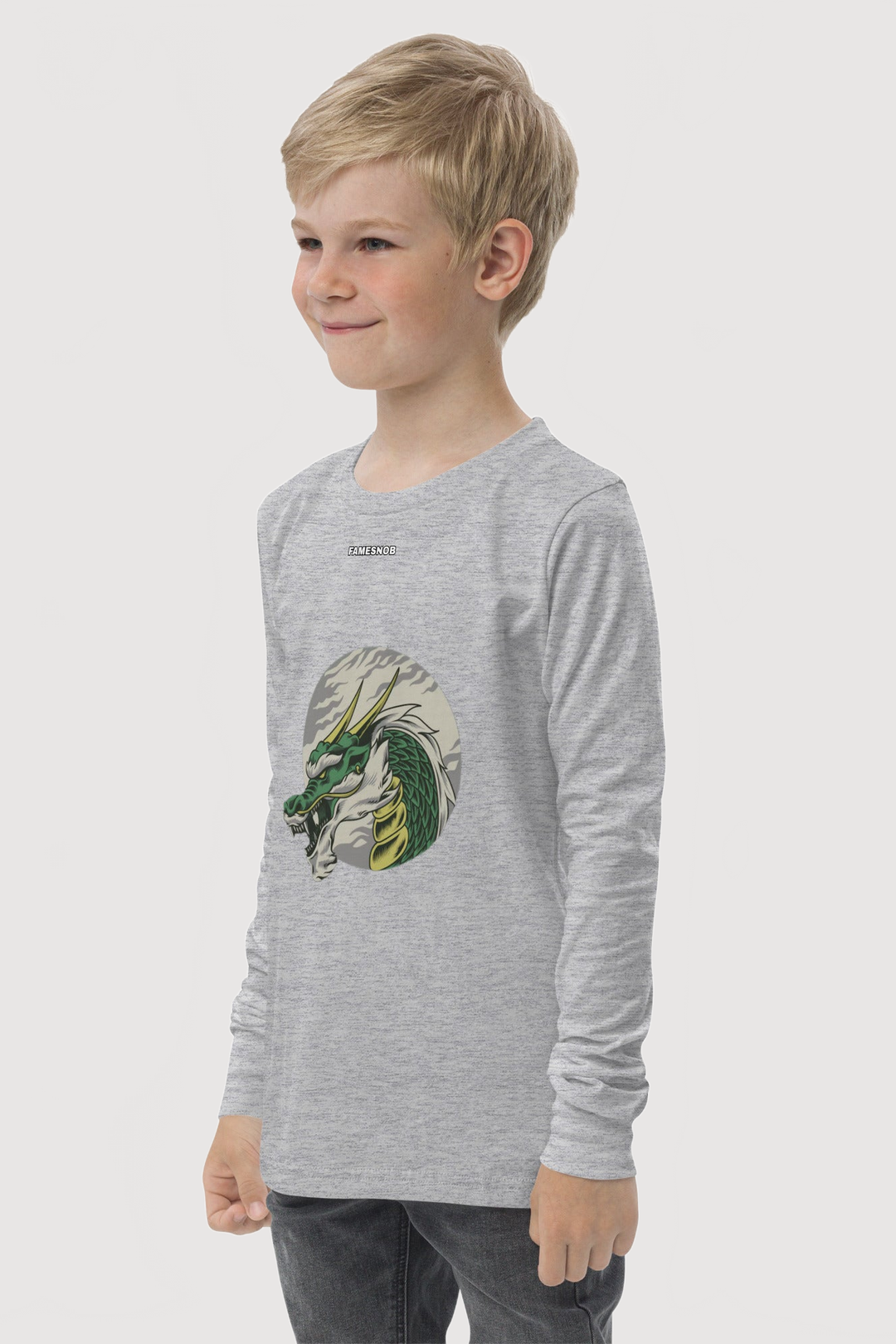 Youth Long Sleeve T-shirts | Bella + Canvas - Famesnob