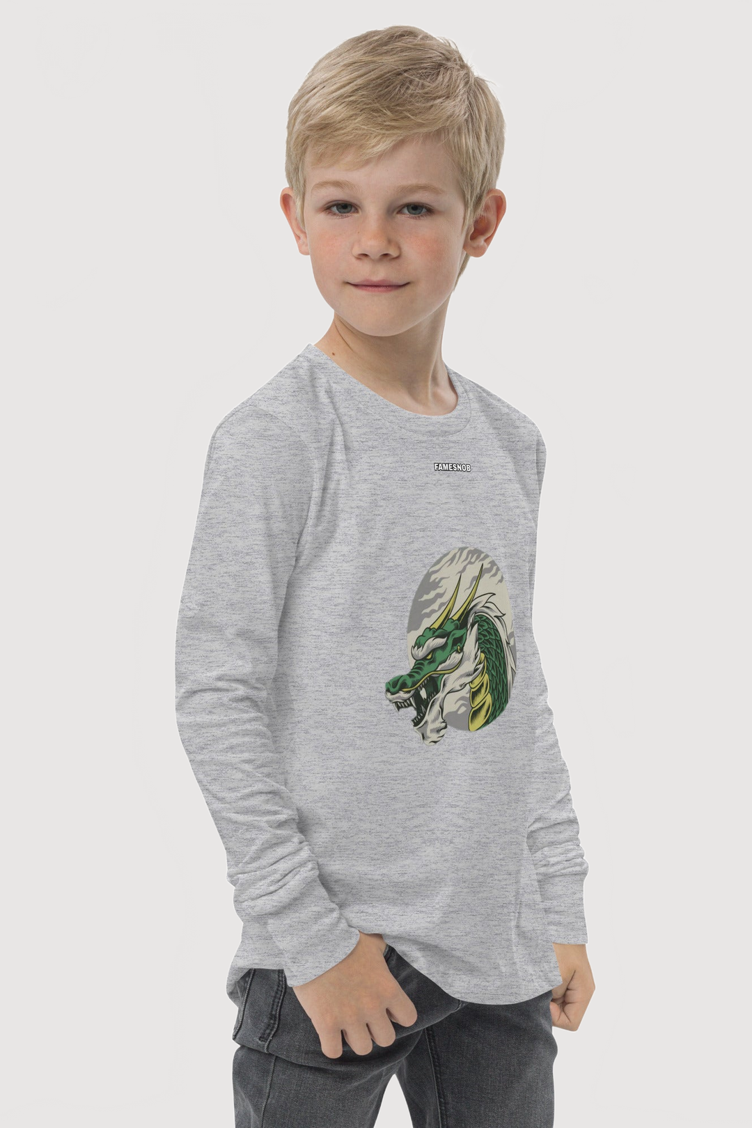 Youth Long Sleeve T-shirts | Bella + Canvas - Famesnob