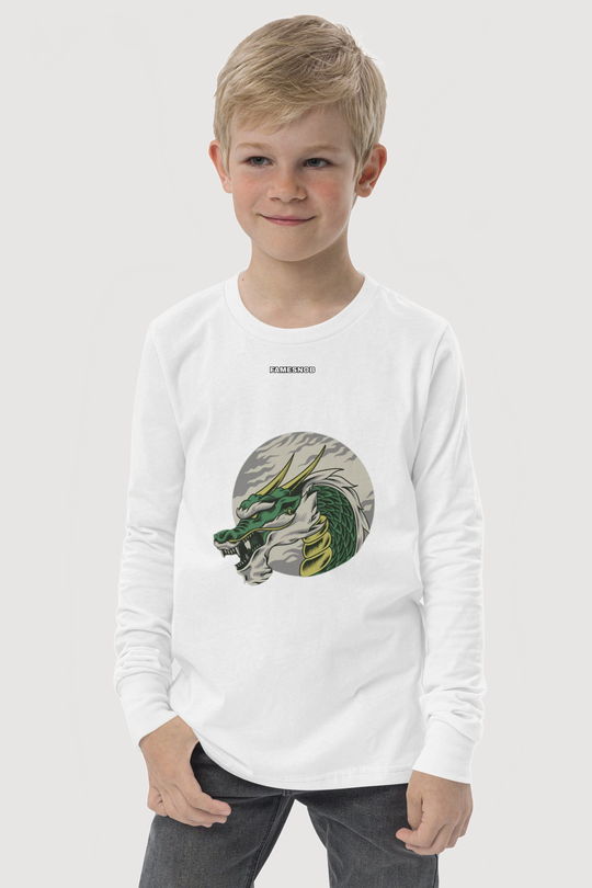 Youth Long Sleeve T-shirts | Bella + Canvas - Famesnob