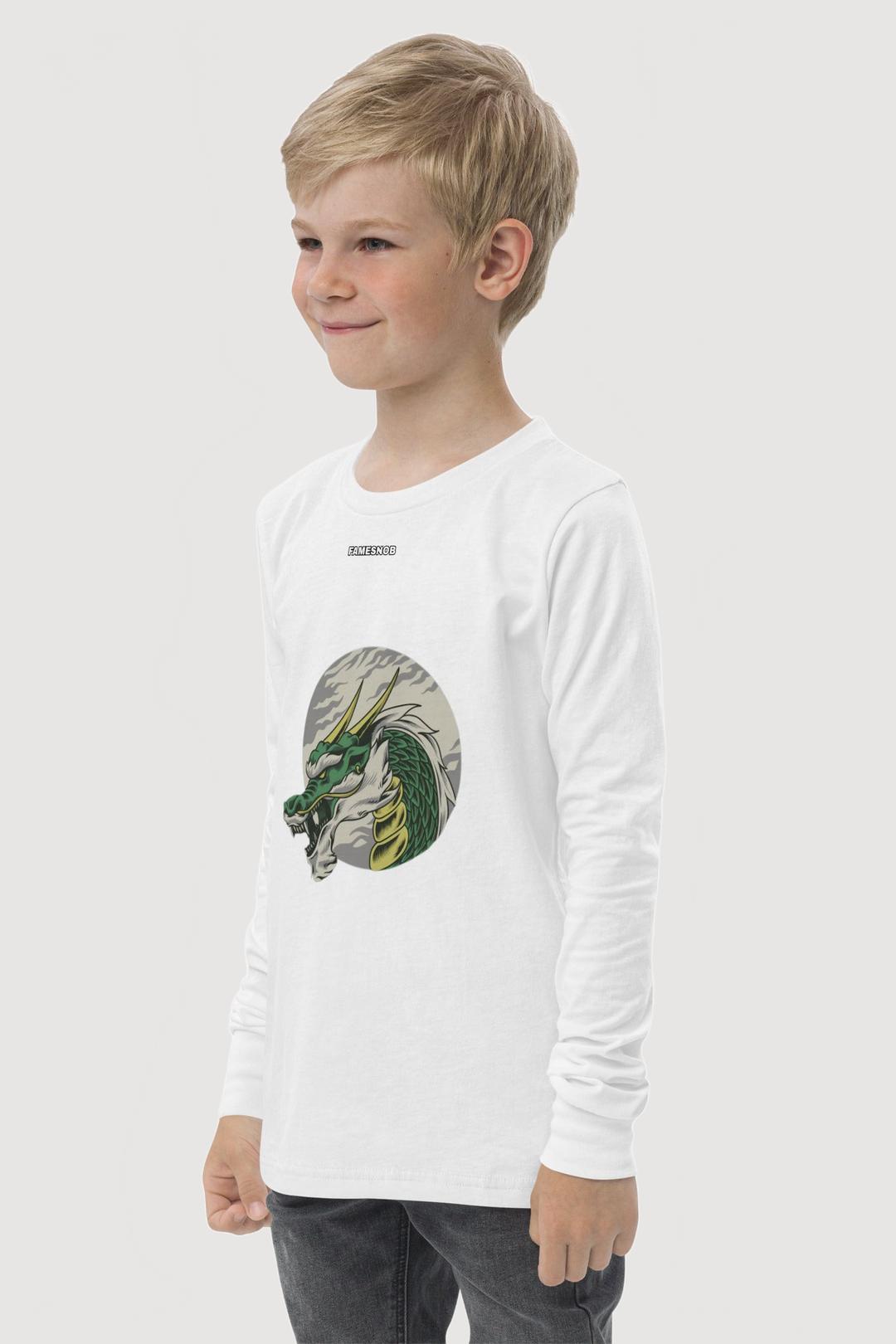 Youth Long Sleeve T-shirts | Bella + Canvas - Famesnob