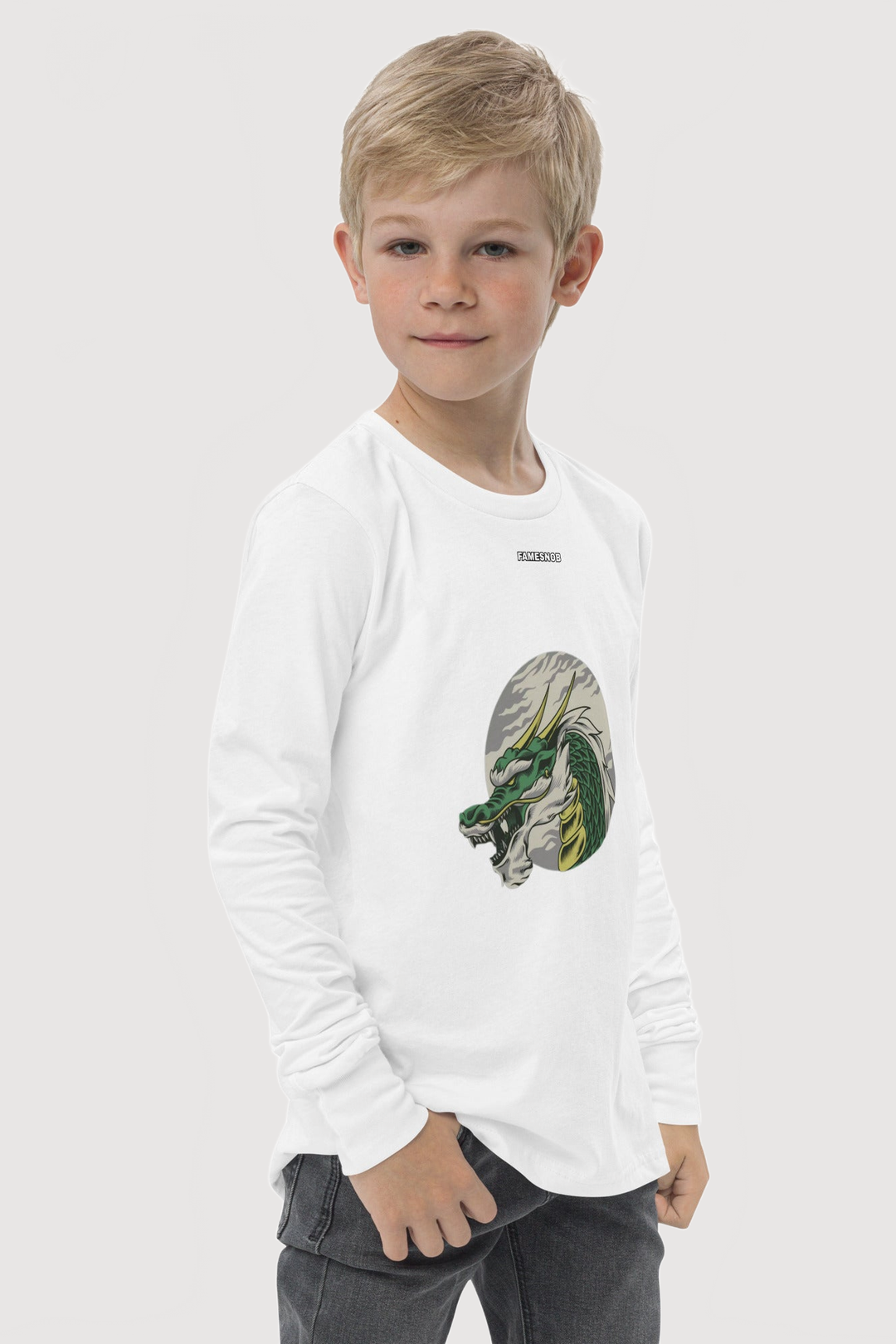 Youth Long Sleeve T-shirts | Bella + Canvas - Famesnob